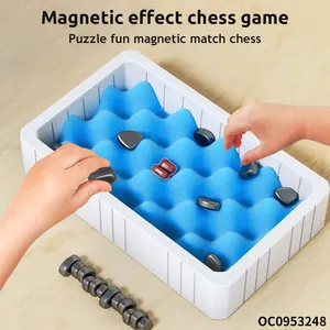 어린이 학습을위한 자기 전투 체스 보드 게임 교육용 장난감