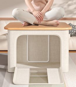 Support Household Use Bedroom Wardrobe Comforter <b>Clothes</b> Storage Child Storage <b>Box</b> With Sturdy Frame Logo and Color - Product Image 4