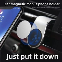 Support magnétique universel pour téléphone F3, fixation sur grille d'aération de voiture en forme de L avec ventouse et support de navigation, ajustement standard