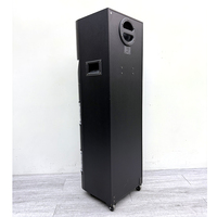 Altavoz de Karaoke AO-1021 con Woofer, Súper Graves Estéreo para Fiestas, Bluetooth, Micrófono Inalámbrico, Luz RGB, Escenario Activo, Música HIFI