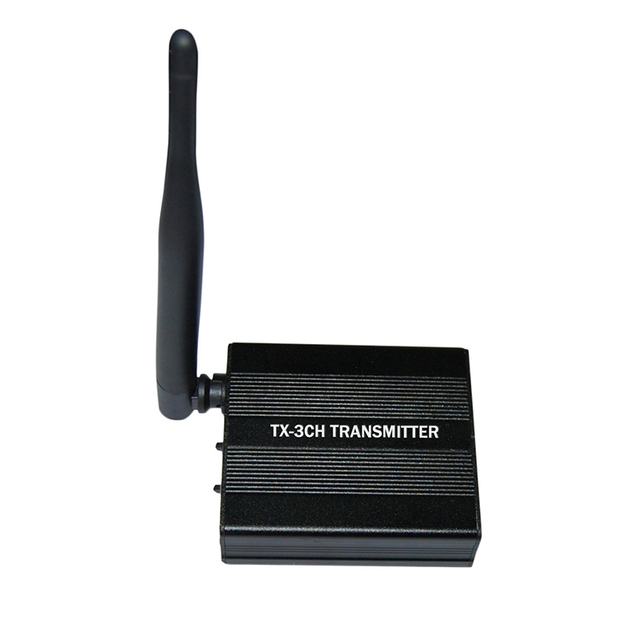 Long Range 200M Audio Transmitter for Party 3 Channel UHF Transmitter for Silent Disco Headphone TX-3CH