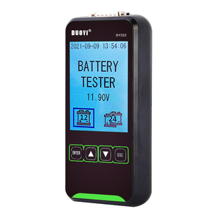 เครื่องทดสอบแบตเตอรี่รถยนต์ DUOYI DY222 12V/24V เครื่องวิเคราะห์แบตเตอรี่ เครื่องทดสอบการชาร์จและการคายประจุแบตเตอรี่ - Product Image 4