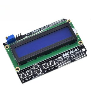 <span class=keywords><strong>LCD</strong></span> bàn phím lá chắn 1602 mô-đun hiển thị cho ATmega328 2560 Raspberry Pi màn hình màu xanh - Product Image 3