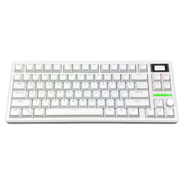 Hall Effect Magnetic Mechanical Keyboard Tri Mode, with LED Display, Rapid Trigger, Adjustable Actuation Point Teclado Magntico
