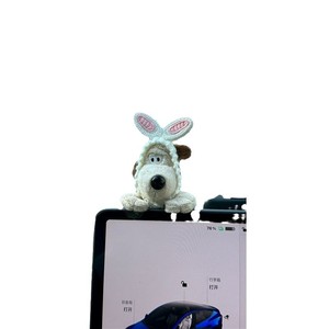 Wll Plush Palm Dog Car Interior Decoration Cartoon Soft Fabric Ornament For Dashboard Center Console - Product Image 5