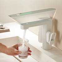 Robinet de salle de bain intelligent sans contact Weihao avec affichage numérique LED, robinet automatique à capteur pour lavabo