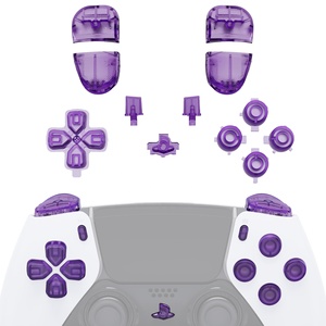EXtremeRate Juego Completo de Botones de Repuesto para el Control Inalámbrico Dualsense Edge: D-pad, Share, Options, Home y Botones Faciales - Product Image 1
