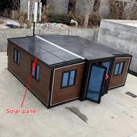 Maison modulaire en conteneur de 20 pieds, panneau métallique sculpté, préfabriqué, bureau, salle de classe, maison mobile, mini-maison, bâtiment préfabriqué