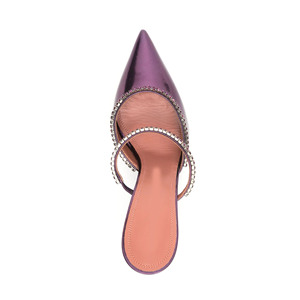Collezioni Primavera 2026: <span class=keywords><strong>Scarpe</strong></span> da Festa con Tacco <span class=keywords><strong>a</strong></span> Blocco in PU Metallizzato per Ragazze - Quantità Minima 5 Paia Disponibili - Product Image 3