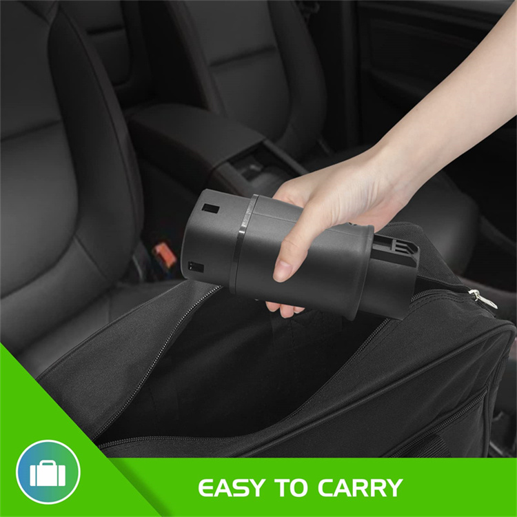 80A Electric Vehicle Charge Adaptor EV Car Adapter J1772  to Type 1 EV Adapter for Tesla Charger Supercharger Type1 To Tesla