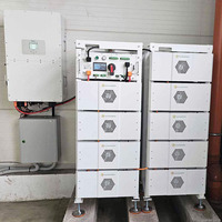 Batterie haute tension 50 kWh 60 kWh LiFePO4 Batterie au lithium 100 kWh 200 kWh pour système de stockage d'énergie domestique