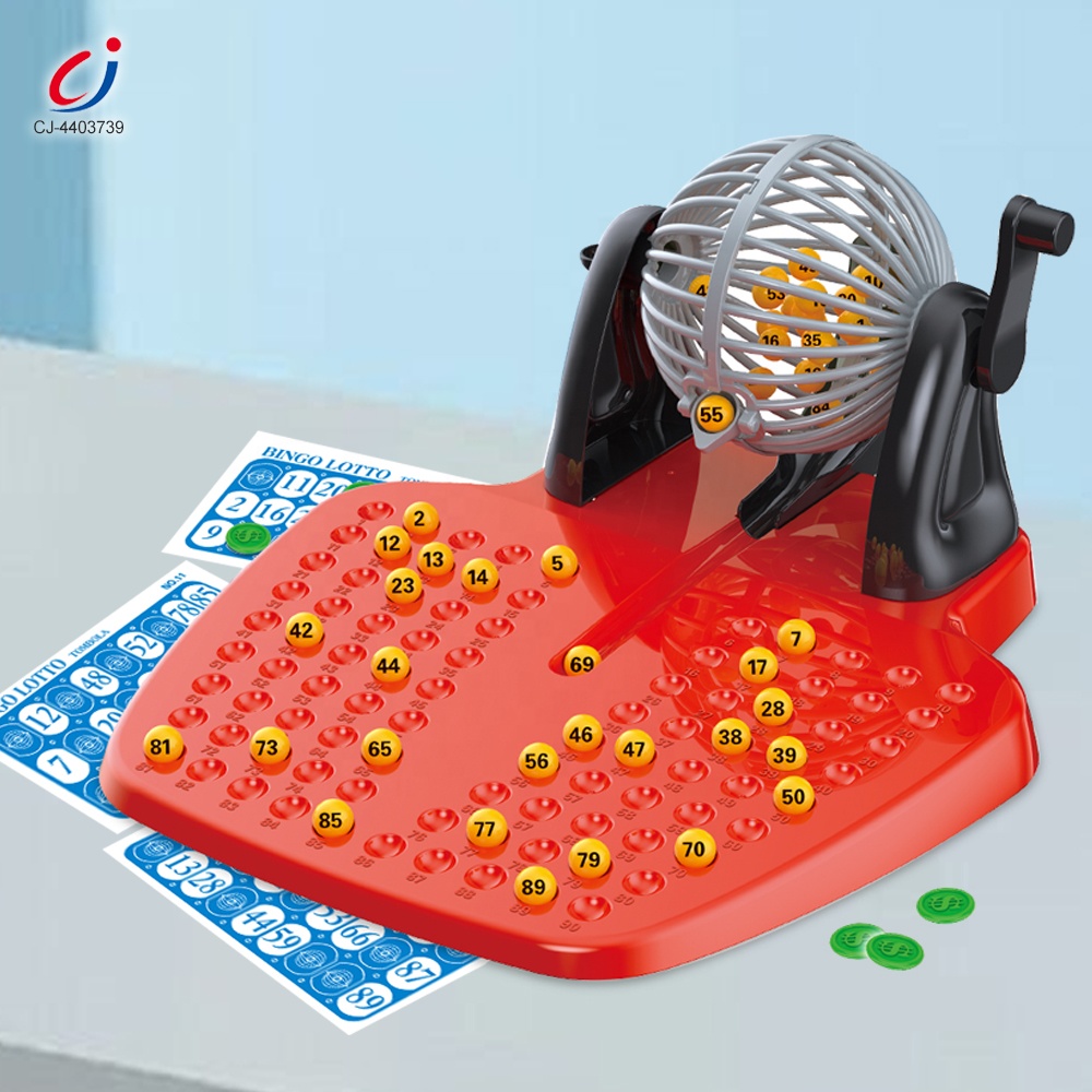 Chengjiビンゴロットマシン90番号24カードファミリーパーティー