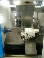 Torno Fresador CNC CK46D-8 de Eje C Único con Torreta Motorizada de 8 Estaciones, Guías Lineales de Rodillos, Alta Precisión y Operación Automática Compleja