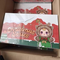 Bonbons au lait congelés Mm, série de Noël, pendentif en verre, boîte à surprises, poupée cadeau, porte-clés bonhomme de neige