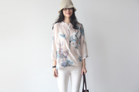 Chemisier en coton et lin à manches longues pour femme, chemise décontractée, boutons amples, été