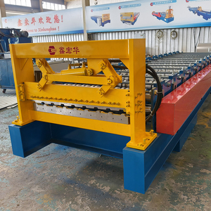מכונת ייצור רעפי פלדה מבוקרת PLC, יצרן סיני של ציוד לייצור רעפי פלדה - Product Image 1