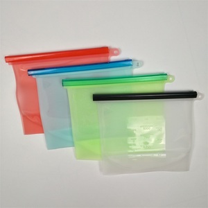 Silicone <b>Vacuum</b> Compressed Storage <b>Bag</b> with Zipper Eco-Friendly Kitchen Containers for Vegetable and Food Storage - Product Image 3