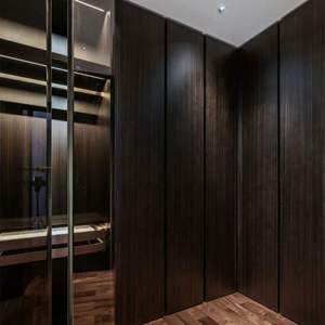 Modern Minimalist Wooden Wardrobe with Sleek Design and <b>Soft</b> <b>Closing</b> Sliding <b>Door</b> Custom Melamine Finish Bedroom Armoire Closet - Product Image 3