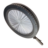 Vanne de régulation de débit manuelle à double/simple diaphragme avec obturateur irisé, corps en acier inoxydable, taille de port DN65-300