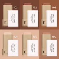 Fond de teint cosmétique 6 couleurs, crème mate, couvrance totale, correcteur de maquillage facial de haute qualité, palette de correcteurs