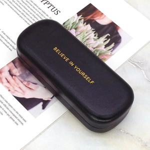 Mk24031901 sang trọng tùy chỉnh bán buôn hỗ trợ Logo Mắt kính trường hợp biểu tượng tùy chỉnh da lưu trữ trường hợp cho kính Mắt kính mát - Product Image 4