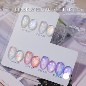 Gel de <span class=keywords><strong>Manicura</strong></span> Transparente Holográfico Personalizado Hema Free, Colorido, Brillante, Efecto Hielo, Gel UV Súper Flash - Product Image 4
