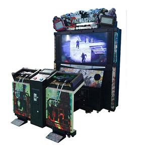 เครื่องจำลองการยิงด้วยเหรียญพร้อมปืนพายุและหน้าจอ HD สำหรับเกมศูนย์ความบันเทิงหรือ FEC - Product Image 1