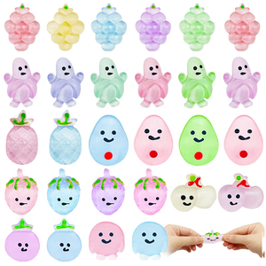 2025 Trend Novelty Mochi Hand Toys <b>Squeeze</b> Animal Pinch <b>Ball</b> Cute TPR Decompression Toy for Strength Training - Product Image 2