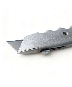 Pisau utilitas tugas berat multiguna dapat ditarik paduan aluminium dengan pisau yang dapat ditarik untuk pemotongan kemasan - Product Image 4