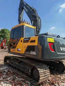 รถขุดมือสอง Volvo EC140 14T รุ่นดั้งเดิม ประสิทธิภาพสูง ระบบไฮดรอลิก รถตีนตะขาบ ผลิตในสวีเดน ได้รับการรับรองมาตรฐาน CE พร้อมหัวเจาะ - Product Image 3