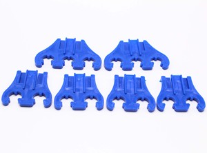 Màu Xanh Chrome phổ <span class=keywords><strong>Spark</strong></span> Plug Dây Khung dệt 7/8/9mm separator cho Chevy Ford 7348 va2214 - Product Image 6