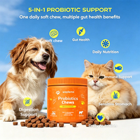 Poudre Probiotique pour Animaux Waylemo, Produits de Santé pour Animaux, Contrôle des Odeurs Digestives, Complément Alimentaire pour Chats, Compléments Nutritionnels pour Animaux