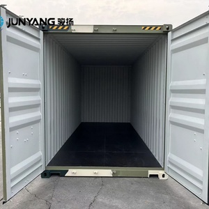 Conteneur sec standard en acier Corten de 20 pieds personnalisé pour l'expédition de marchandises à l'étranger et le transit, bon prix, couleur camouflage - Product Image 4