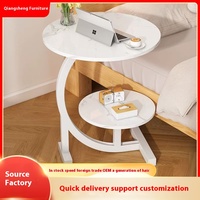 Table basse d'angle moderne personnalisable à double niveau, table d'appoint bon marché pour salon, chambre à coucher