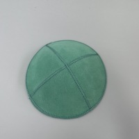 Kippot en Daim Écologique Personnalisable en Gros, Multicolore, 4 Panneaux, Casquette Yarmulke Juive Unie pour Toutes Saisons, Idéale pour Mariages et Bars
