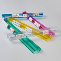 Règle de Mahjong de luxe en PU pour 4 joueurs, plusieurs couleurs au choix, légère, durable, surface lisse, robuste, accessoire de jeu pratique