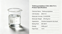 Octyltriéthoxysilane de qualité industrielle à 99,5 % de pureté élevée, CAS 2943-75-1, triéthoxyoctylsilane, promoteur d'adhérence au silane