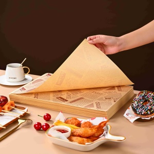 Papel de Embalaje de Alimentos Laminado con PE, Ecológico, Resistente a la Grasa y al Agua, para Envases de Comida para Llevar y Hamburguesas - Product Image 3