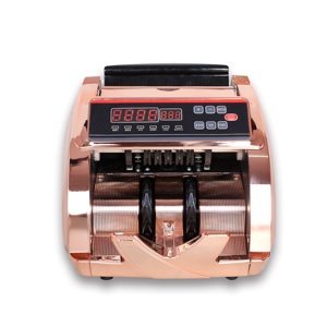 FJ2831 Contador de dinero de oro rosa Contador de billetes Billetes UV y <span class=keywords><strong>MG</strong></span> Contador de dinero Máquina - Product Image 4