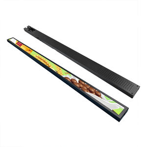 Pantalla publicitaria <span class=keywords><strong>de</strong></span> tira <span class=keywords><strong>de</strong></span> estante <span class=keywords><strong>de</strong></span> farmacia con control CMS gratuito Actualización en tiempo real Pantalla <span class=keywords><strong>de</strong></span> barra estirada <span class=keywords><strong>de</strong></span> estante visual 4K - Product Image 6