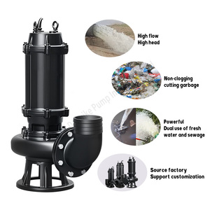 Pompe à eaux usées submersible verticale centrifugeuse à découpe <span class=keywords><strong>de</strong></span> déchets, pour aspiration <span class=keywords><strong>de</strong></span> fèces, garantie 2 ans, en promotion - Product Image 5