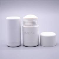 Emballage de stick cosmétique personnalisé remplaçable, tube à visser, conteneur de 50 ml/50 g pour crème solaire