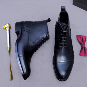 Zapatos de Hombre para Otoño 2025, Nuevos Zapatos de Vestir Formales de Cuero Genuino, Zapatos de Novio para Boda, Estilo Británico, Suela Suave, con Cordones, Tipo Derby - Product Image 4