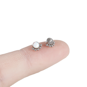 Stainless Steel Dermal Anchor Top Micro Dermal Piercings <strong>Skin</strong> Diver Crystal <strong>Gem</strong> Surface Piercings Safe Implanted Sexy <strong>Jewelry</strong> - Product Image 3