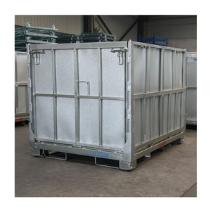 Heavy-Duty thép không gỉ và dây thép nhẹ lồng công suất cao kho hộp kim loại bin lưu trữ <span class=keywords><strong>container</strong></span> - Product Image 2