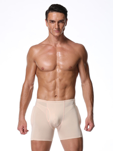 Cxzd-sous-vêtements pour <span class=keywords><strong>homme</strong></span>, contrôle du ventre, modelant le corps, rehausseur de fesses, Boxer rembourré amovible - Product Image 4