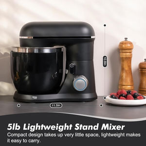 Robot de cuisine professionnel 2200W avec bol mélangeur de 10L et batteur planétaire pour aliments et pâtes/pains - Product Image 3