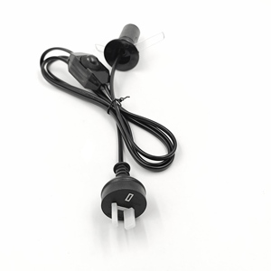 Phích cắm hình tám Úc + công tắc điều chỉnh độ sáng 301 + Giá đỡ đèn trần E14 + Kẹp lò xo + dây nguồn lõi đồng chất lượng cao - Product Image 5