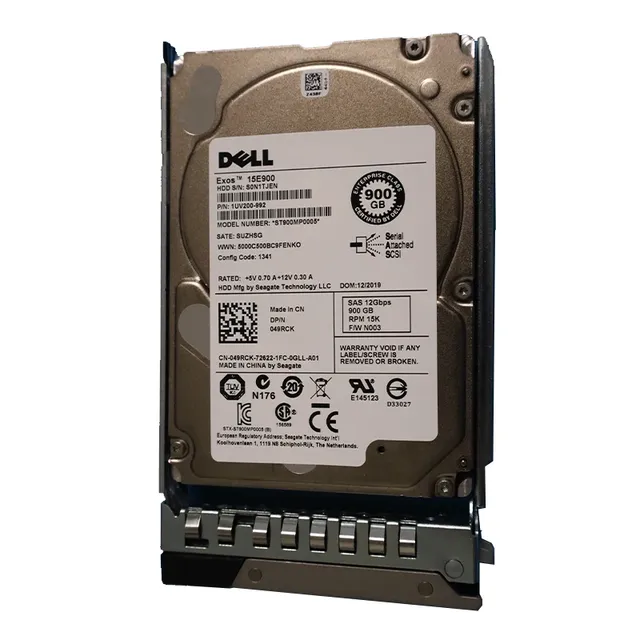 Cheap dell 900G 2.5 15K SAS 12G dell Server Hdd