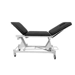 Adjustable Metal Electric Examination Bed Medical Physical Therapy Bed with High Performance